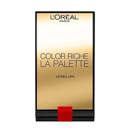 L'Oréal Paris Color Riche La Palette Lip Makeup with 6 Harmonizing Shades for Full Lips - Maison des fragrances