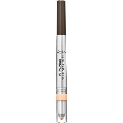 L'Oreal Paris High Contour Brow Pencil & Highlighter Duo 109 Ebony 1 Count - Maison des fragrances