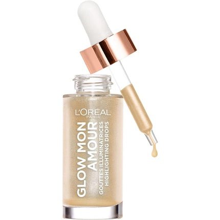 L'Oreal Paris Highlighting Drops Glow Mon Amour Sparkling Love Liquid Formula with Nourishing Coconut Oil 01 Sparkling Love 15ml - Maison des fragrances