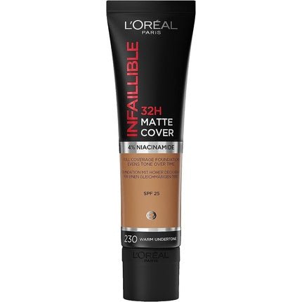 L'Oreal Paris Infallible 24H Mate Cover Foundation Tom 230 Radiant Honey 30ml - Maison des fragrances