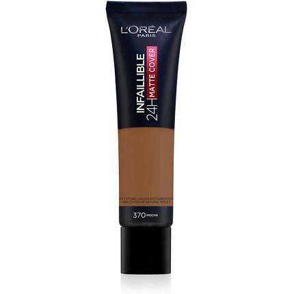 L'Oreal Paris Infallible 24H Matte Cover Foundation 30ml 370 Mocha - Maison des fragrances