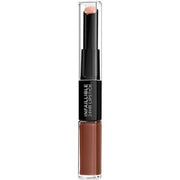 L'Oreal Paris Infallible 24HR 2 Step Lipstick 117 Perpetual Brown 1 Count - Maison des fragrances