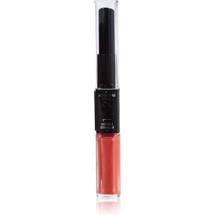 L'Oreal Paris Infallible 24HR 2 Step Lipstick 404 Coral Constant Coral Co 1 Count - Maison des fragrances