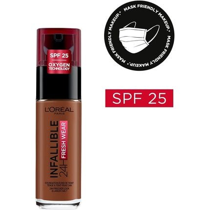 L'Oreal Paris Infallible 24hr Freshwear Liquid Foundation 30ml 380 Espresso - Maison des fragrances