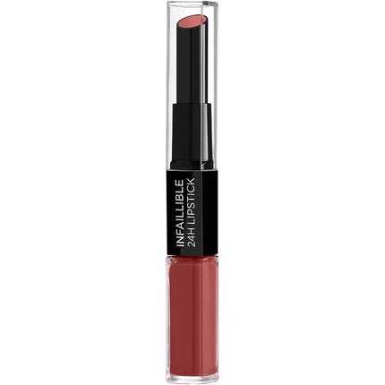 L'Oreal Paris Infallible Longwear 2 Step Lipstick 802 Forever Francaise 1 Count - Maison des fragrances