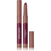 L'Oreal Paris Infallible Very Matte Lip Crayon Lipstick Smudge Proof Plum 108 Sizzling Sugar 1.3g - Maison des fragrances