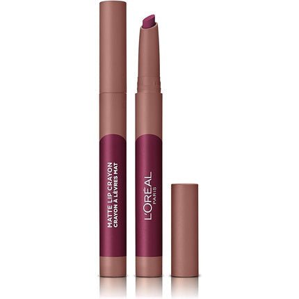L'Oreal Paris Infallible Very Matte Lip Crayon Lipstick Smudge Proof Plum 108 Sizzling Sugar 1.3g - Maison des fragrances