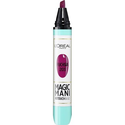 L'Oreal Paris Magic Make Up Designer Mani Nail in Felt Touch - up Fuchsia 203 - Maison des fragrances