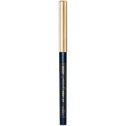 L'Oreal Paris Makeup Le Liner Signature Mechanical Eyeliner Easy - Glide Smudge Resistant Bold Color Long Lasting Waterproof Eyeliner Blue Jersey 0.011 oz 1 count - Maison des fragrances