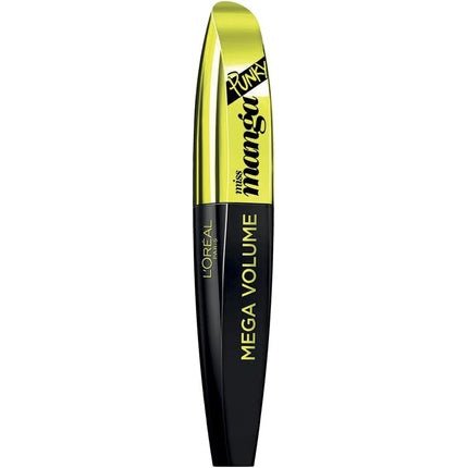 L'Oreal Paris Mascara Mega Volume Collagen Manga Punky 001 Black 1 Count - Maison des fragrances