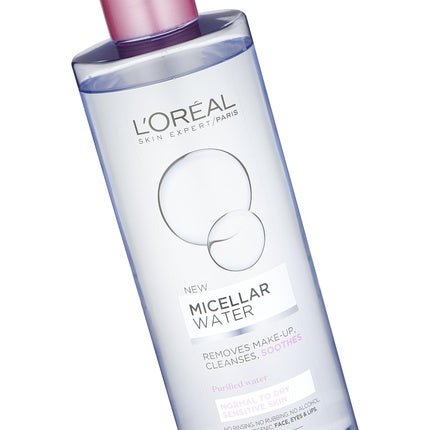 L'Oreal Paris Micellar Water Makeup Remover for Normal to Dry Skin 400ml - Maison des fragrances
