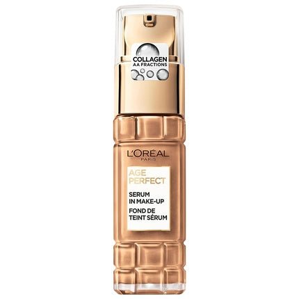 L'Oréal Paris Serum in Make up for Mature Skin Liquid Foundation with SPF 24 Age Perfect 30ml - Maison des fragrances