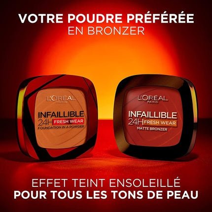 L'Oreal Paris Soft Matte Bronzer Longwear Waterproof Matte Finish - Maison des fragrances