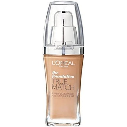 L'Oreal Paris True Match Foundation 30ml Golden Cappuccino W8 - Maison des fragrances