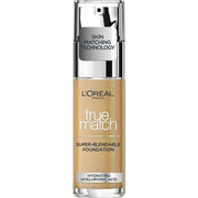 L'Oreal Paris True Match Liquid Foundation with Hyaluronic Acid and SPF 17 30ml 5.5W Golden Sun - Maison des fragrances