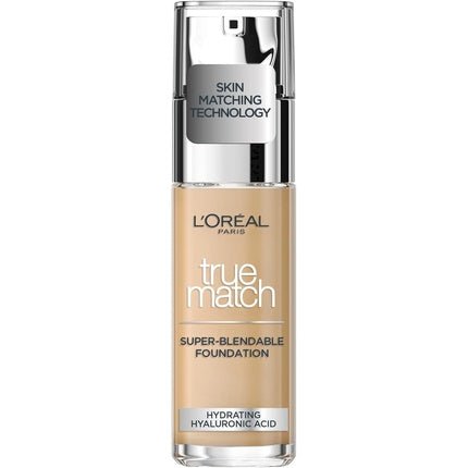 L'Oréal Paris True Match Liquid Foundation with Hyaluronic Acid and SPF 30ml 3.5D Golden Peach - Maison des fragrances
