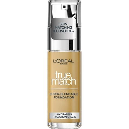 L'Oréal Paris True Match Liquid Foundation with Hyaluronic Acid and SPF 30ml 6.5N Desert - Maison des fragrances