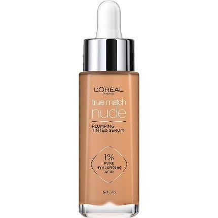 L'Oreal Paris True Match Tinted Serum Foundation with 1% Hyaluronic Acid 30ml Shade 6 - 7 Tan - Maison des fragrances