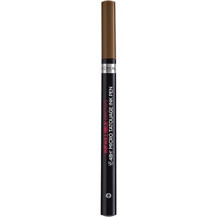 L'Oreal Paris Unbelieva Brow Micro Tattoo 105 Brunette Smudge - Proof Felt Tip - Maison des fragrances