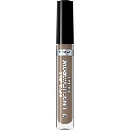 L'Oreal Paris UnbelievaBrow Long - Lasting Eyebrow Gel Smudge - Proof Transfer - Proof Waterproof 102 Cool Blonde - Maison des fragrances