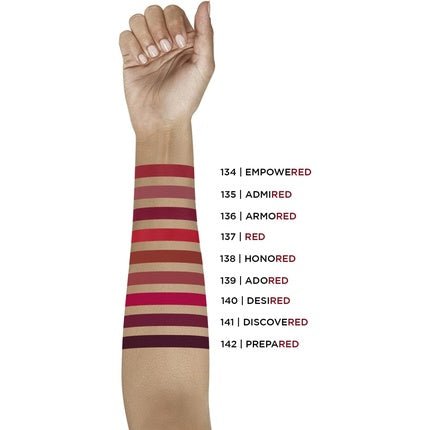 L'Oréal Rouge Signature Matte Lipstick - 142 Prepared - Maison des fragrances
