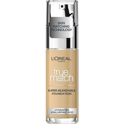 L'Oreal True Match Foundation - D3 - W3 Golden Beige, 30ml - Maison des fragrances