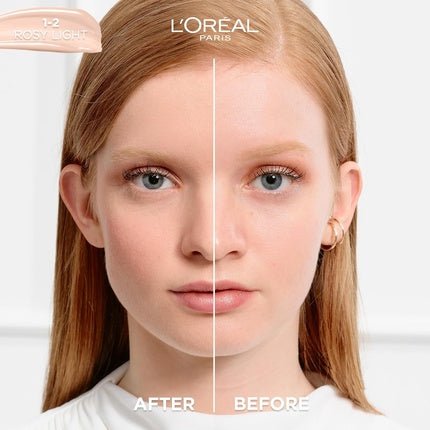 L'Oreal True Match Nude Plumping Tinted Serum Foundation 1 - 2 Rosy Light 30ml - Maison des fragrances