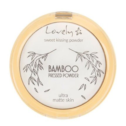 Lovely Bamboo Pressed Powder Transparent Mattifying Face Powder 10g - Maison des fragrances