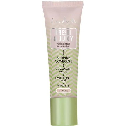 Lovely Fluid Fresh and Juicy Foundation No. 1 - Maison des fragrances