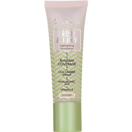 Lovely Fresh & Juice Highlighting Foundation 04 Ivory - 25g - Maison des fragrances