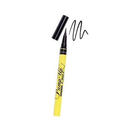 Lovely Pump Up Brush Eyeliner With Brush Deep Black - Maison des fragrances