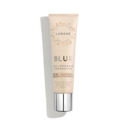 Lumene Blur Smoothing Foundation For All Skin Types Spf15 0.5 Fair Nude 30ml - Maison des fragrances