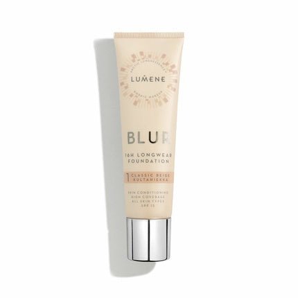 Lumene Blur Smoothing Foundation For All Skin Types Spf15 1 Classic Beige 30ml - Maison des fragrances