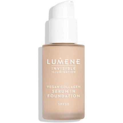 LUMENE Invisible Illumination Tinted Serum Foundation SPF30 with Vegan Collagen Serum & Hyaluronic Acid Shade 1.5 30ml - Maison des fragrances