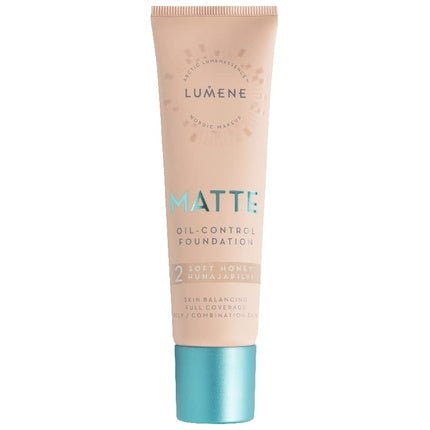 Lumene Matte Oil Control Foundation Soft Honey 30ml - Maison des fragrances