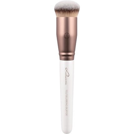 Luvia Blurring Buffer Foundation Makeup Brush for Light and Even Blending Vegan Cosmetic Brush Pearl/Coffee - Maison des fragrances