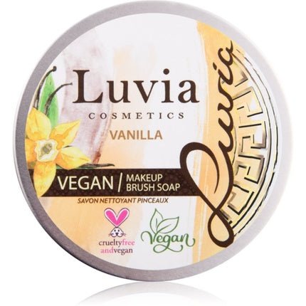 Luvia Cosmetics Brush Soap with Vanilla Scent - 100 g - Maison des fragrances