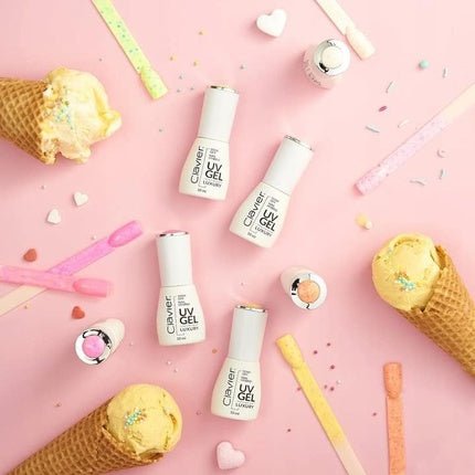 Luxury Nail Hybrid UV Gel Polish 10ml Bottle with Applicator Lasts up to 3 Weeks for UV and LED Lamps Curing 2 Minutes in UV or 30 Seconds in LED Light Device Passion Fruit - Maison des fragrances
