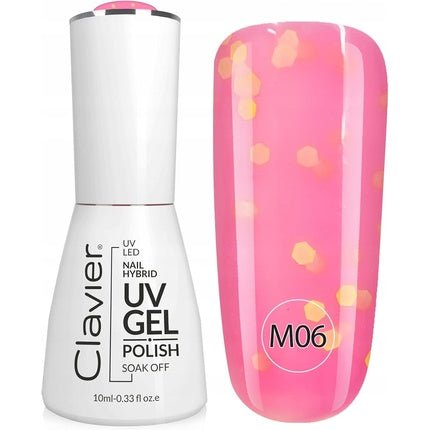 Luxury Nail Hybrid UV Gel Polish 10ml Bottle with Applicator Lasts up to 3 Weeks for UV and LED Lamps Curing 2 Minutes in UV or 30 Seconds in LED Light Device Passion Fruit - Maison des fragrances