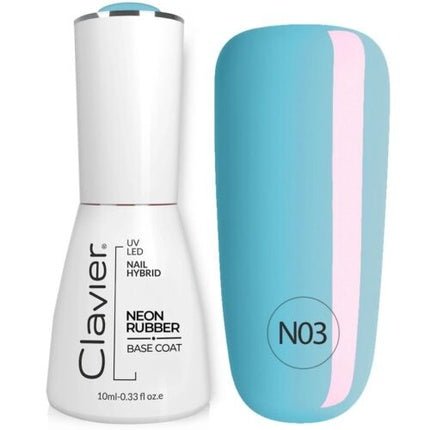 Luxury Neon Rubber Base Colorful Rubber Base N03 Blue Rainbow - Maison des fragrances