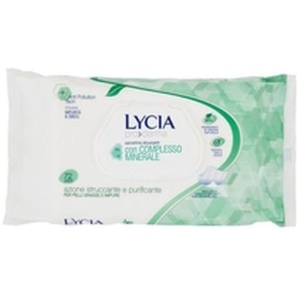 Lycia Proderma Cleansing Wipes With Mineral Complex For Oily And Impure Skin - 72 Pieces - Maison des fragrances