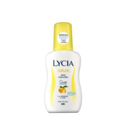 Lycia Vapo Nature Deodorant with Ginger and Yuzu without Aluminum Salts Déodorant (Déo) Mixte 75ml - Maison des fragrances