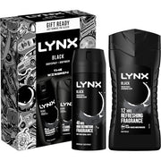 LYNX Black The Wingmen Duo Deodorant Gift Set Body Wash & Body Spray 2 Piece - Maison des fragrances