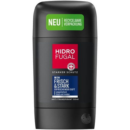 Hidrofugal Men Fresh & Strong Stick 50ml Deodorant with Strong Antiperspirant Protection and Refreshing Scent Hidrofugal