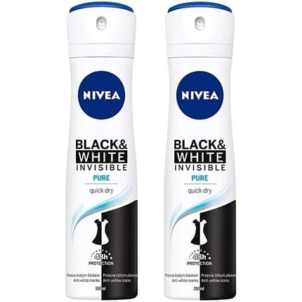 Black & White Invisible Pure Antiperspiring Spray 150ml
