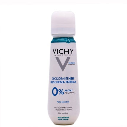 Vichy Deodorant Extreme Freshness 48h 0% Alcohol 100ml Vichy