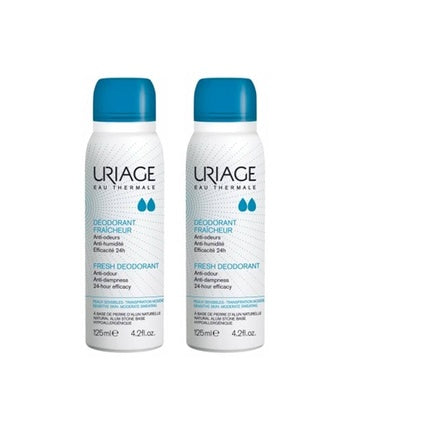 URIAGE Deodorant Spray 125ml - Pack of 2 Uriage