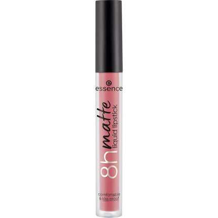 Essence 8H Matte Liquid Lipstick No. 15 Pink Long-Lasting Matte Vegan Waterproof Oil-Free Preservative-Free 2.5ml