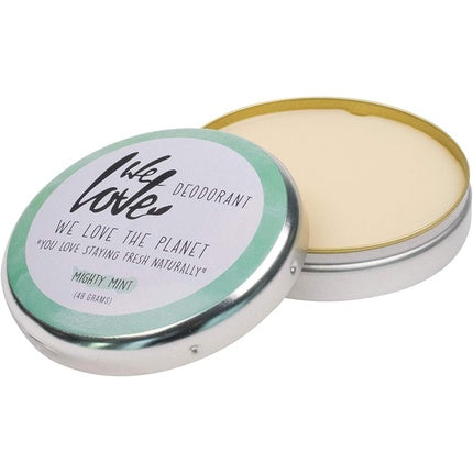 We Love The Planet Tin Mighty Mint Deodorant Cream 48g We Love The Planet