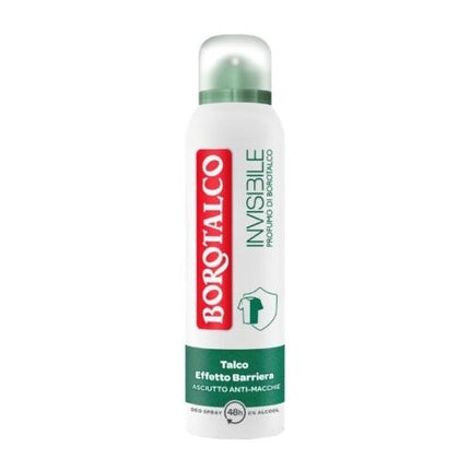 BOROTALCO Invisible Talc Deodorant with Borotalco Fragrance 150ml Spray Borotalco